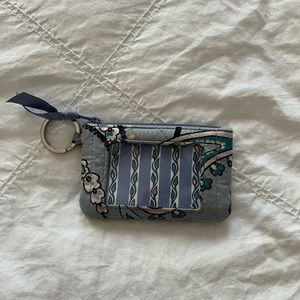 Super cute print vera Bradley id wallet and lanyard.